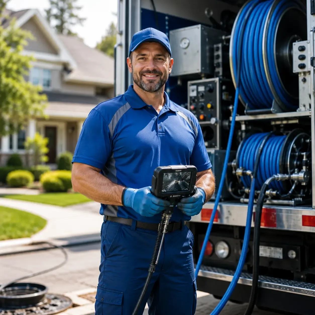 Local outdoor drain cleaning specialists in Dresser, WI